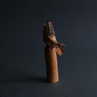 笹野一刀彫 お鷹ポッポ