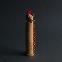 Sasano-Ittobori, LONG-TAILED ROOSTER (H 255 mm)