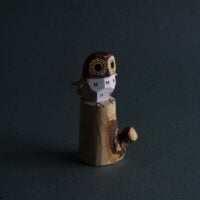 笹野一刀彫 ふくろう