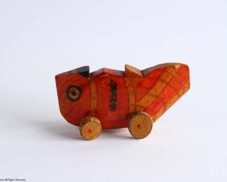 郷土玩具 鹿児島 鹿児島神宮 鯛車(大型22cm) 作者:宮地武二（No