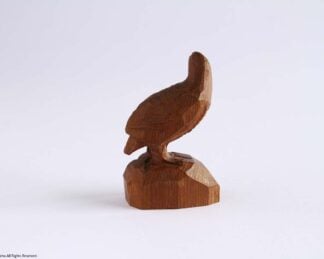 木彫りの置物　雷鳥 - Image 4