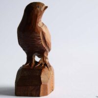 木彫りの置物 雷鳥