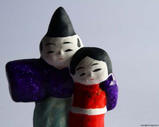 富山土人形　抱き雛 - Image 9