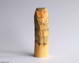 笹野一刀彫　さる