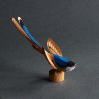 笹野一刀彫 セキレイ