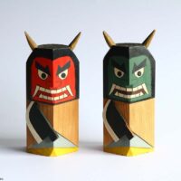 NAMAHAGE kokeshi dolls