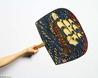 和田邦坊画伯 豪華木版画団扇 船 | 民藝朋友 和田邦坊画伯 豪華木版画団扇 船 | 民藝朋友