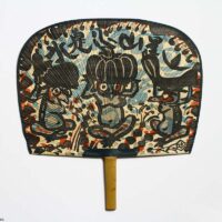 和田邦坊画伯 豪華木版画団扇 河童