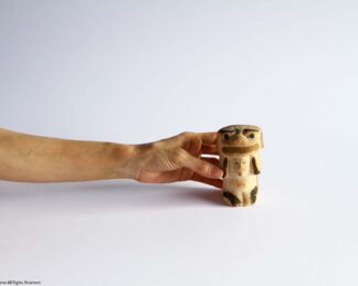 土人形 獅子 民芸 古道具 アンティーク 高さ約10cm IMG_E5502yii.jpg