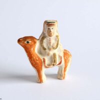 赤坂土人形　馬乗り鎮台