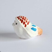 赤坂土人形　ふくろう笛（土笛）