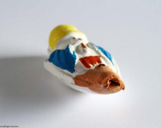 赤坂土人形　虚無僧（土笛） - Image 4