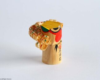 ちびまり　茶道具漆塗うそ鳥香合大宰府天満宮千百年大祭記念共箱　C　8699 渡辺喜三郎(作) 唐物摸香合 共箱 | 古美術ささき