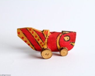 古玩 鹿児島県 郷土玩具 鹿児島神宮 鯛車（大） 全長15 ㌢ 民藝 縁起物 鹿児島神宮の鯛車 | 民藝朋友