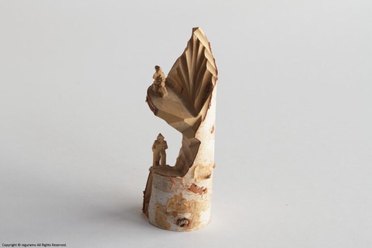 Mountain Climbing Doll with Mountain (Two Figures) / Kirigamine - Image 3