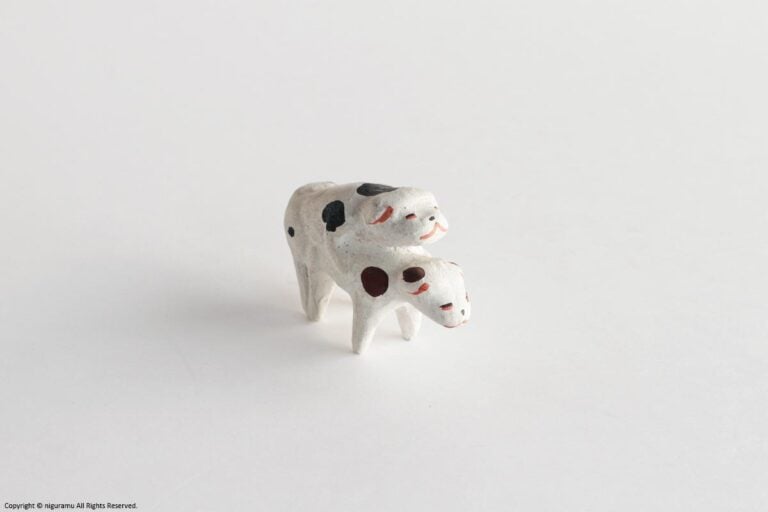 住吉土人形　むつみ犬