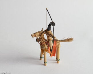 きびがら細工 流鏑馬