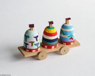 姫路張子「三ッ山ひな型」