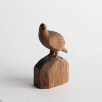 木彫りの雷鳥