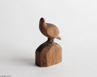 木彫りの雷鳥