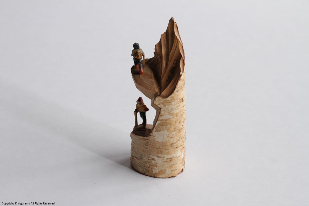 Two mountaineering dolls with mountains (colored) - Image 5