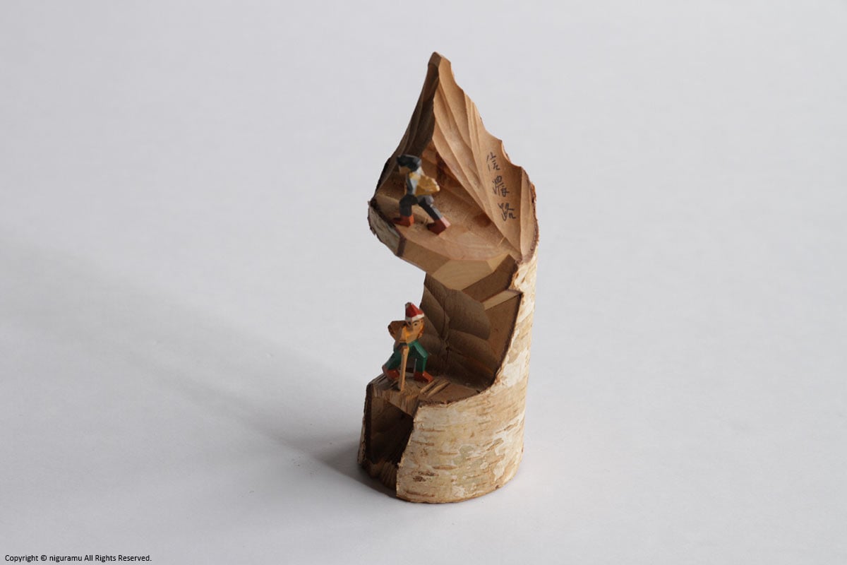 Two mountaineering dolls with mountains (colored) - Image 6