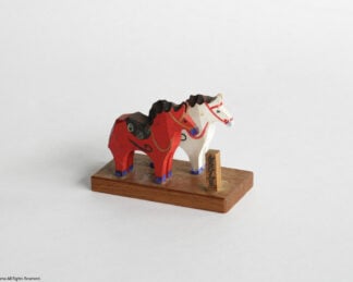 木彫りの吉良の馬