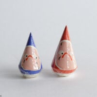 Sankaku Daruma (set of 2)