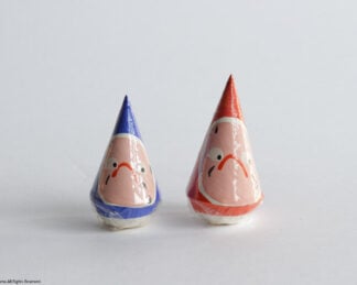 Sankaku Daruma (set of 2)