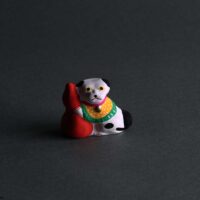 Toyama clay doll, GOURD and DOG