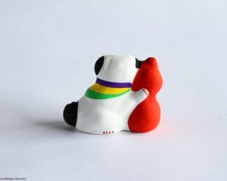 Toyama clay doll, GOURD and DOG (Made using Nobuhide WATANABE’s mold) - Image 5
