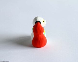 Toyama clay doll, GOURD and DOG (Made using Nobuhide WATANABE’s mold) - Image 6