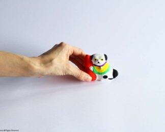 Toyama clay doll, GOURD and DOG (Made using Nobuhide WATANABE’s mold) - Image 2
