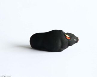 Toyama clay doll, CATTLE (Made using Nobuhide WATANABE’s mold) - Image 5