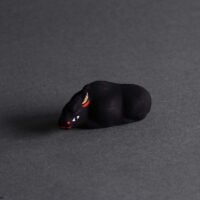 Toyama clay doll, CATTLE (Made using Nobuhide WATANABE’s mold)