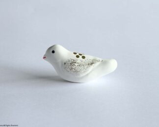 Toyama clay doll, BULLFINCH (Made using Nobuhide WATANABE's mold) - Image 5