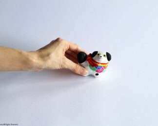 Toyama clay doll, Bell ANCIENT-DOG - Image 2